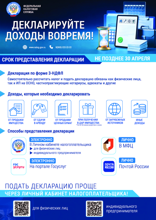 Информации по уплате налогов ФЛ