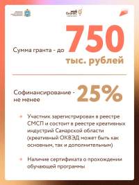 В Самарской области продолжается прием заявок на обучающую программу для креативных предпринимателей